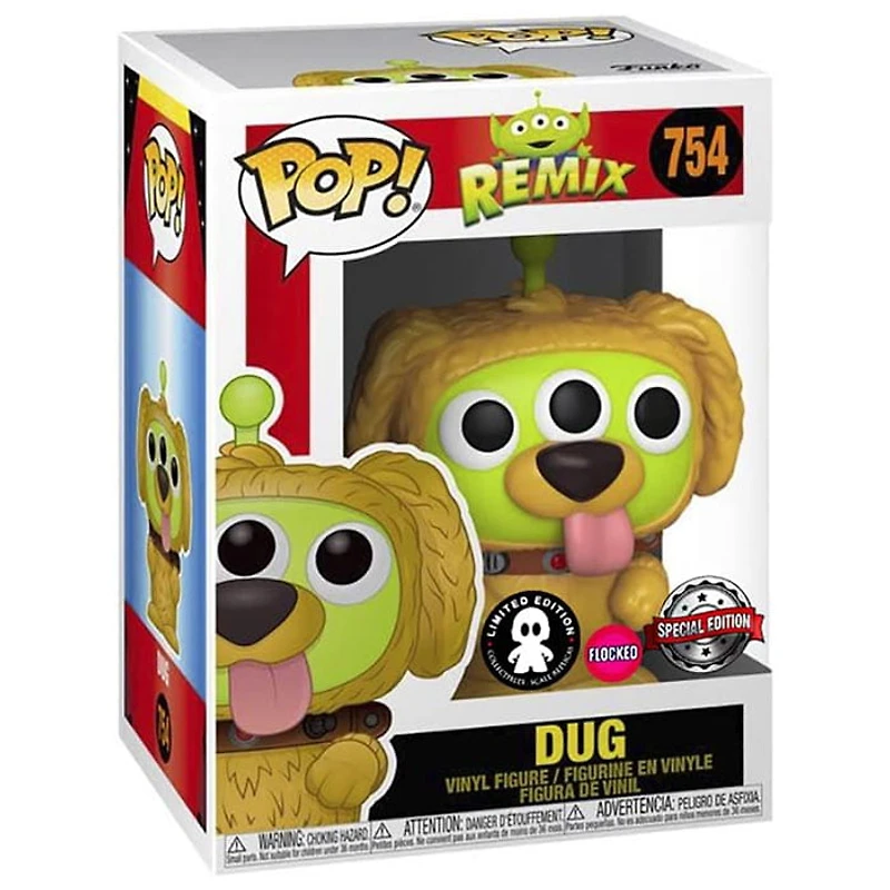 Funko Pop! Pixar Alien Remix Dug (Flocked)