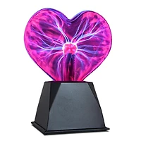 Purple Plasma Heart 8 Inch