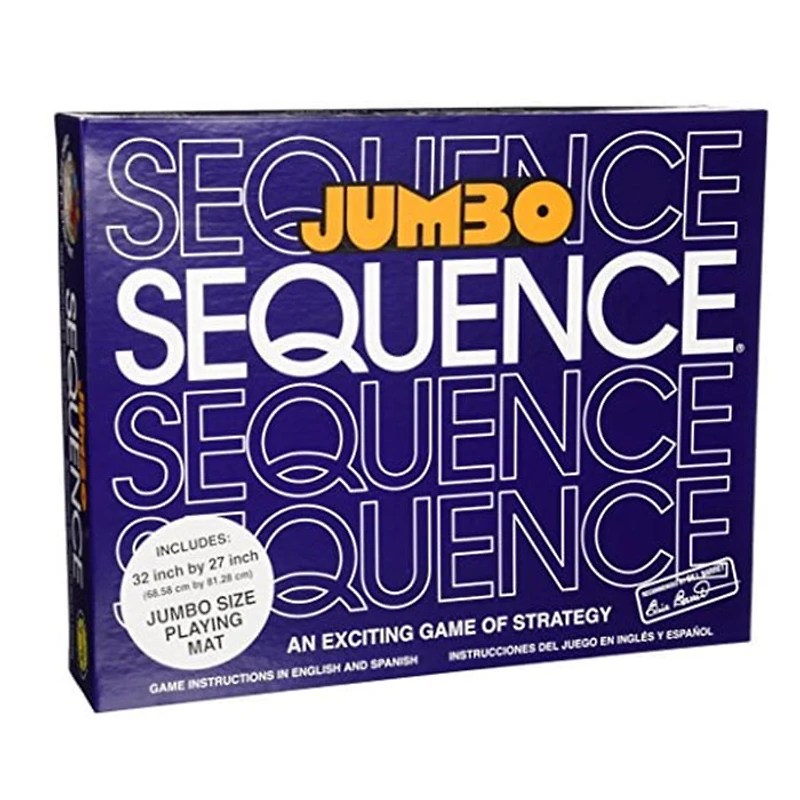 Sequence Board Game Jumbo Edition (Style may vary)