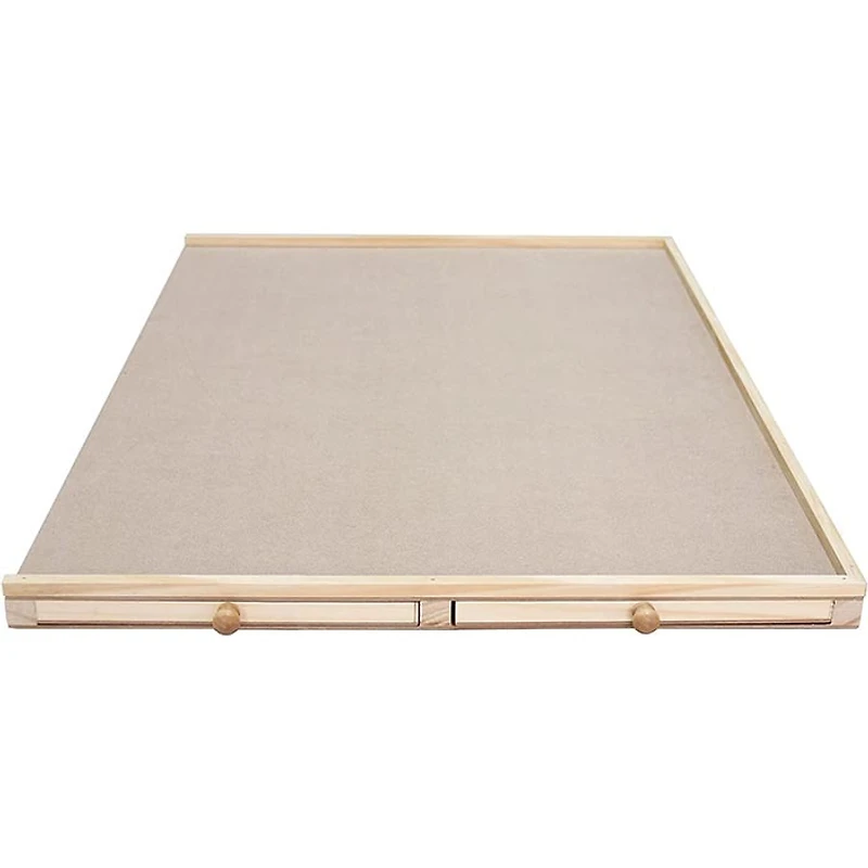 Mind Games Wooden Jigsaw Puzzle Table with Four Sliding Drawers, Holds up to 1500 Pieces