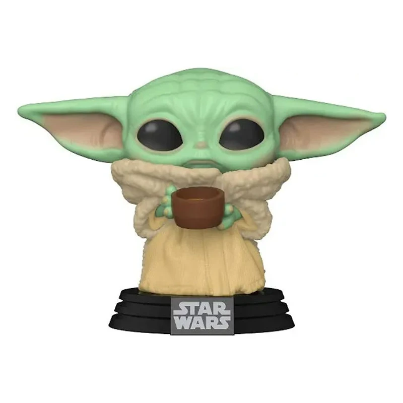 Pop Star Wars: Mandalorian The Child With Cup Vinyl Figure