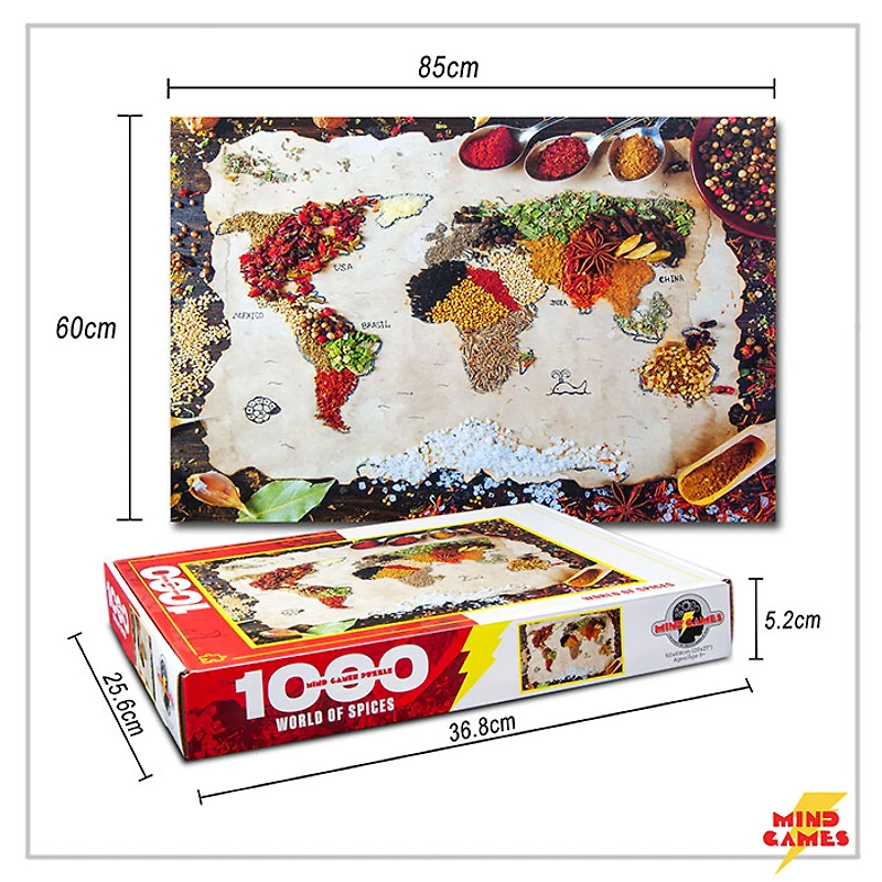 World Of Spices 1000 Pieces Jigsaw Puzzle