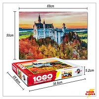 Neuschwanstein Sunset 1000 Pieces Jigsaw Puzzle