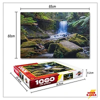Lush Waterfall 1000 Pieces Jigsaw Puzzle