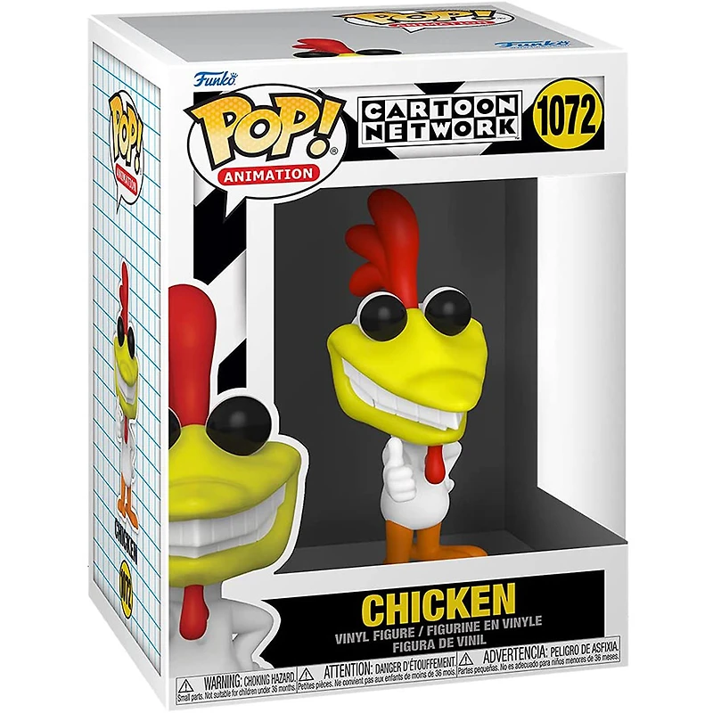 Funko Pop! cow and chicken chicken