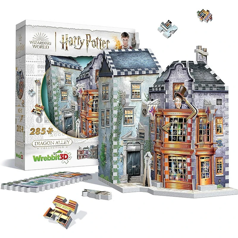Harry Potter Weasleys’ Wizard Wheezes & Daily Prophet 3D Jigsaw Puzzle – 280 Pieces