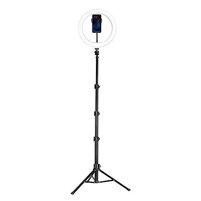 Tradeopia Selfie Ring Light for Camera and Mobile Phone for Live Stream 10 Inch