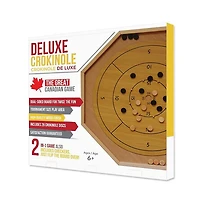 Tradeopia Crokinole 2 in 1 – Brown Wood Color