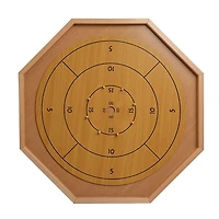Tradeopia Crokinole 2 in 1 – Brown Wood Color