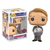 Funko Pop! Captain America The First Avenger Captain America with Prototype Shield Metallic