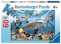 Caribbean Smile – Dolphins Jigsaw Puzzle 60 pcs