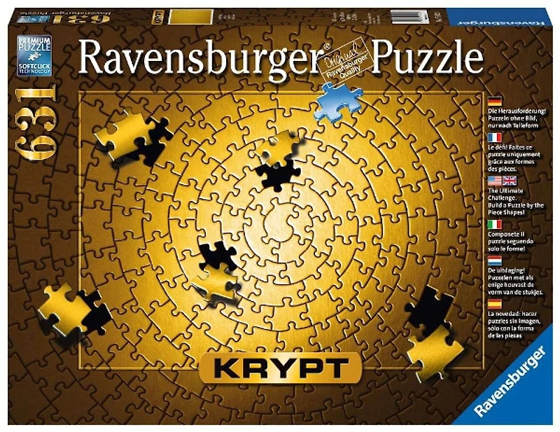 Krypt Puzzle – Gold Jigsaw Puzzle 631 pcs