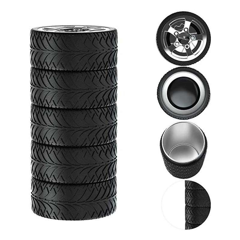Tyre Tire Coffee Tea Mug Stainless Steel
