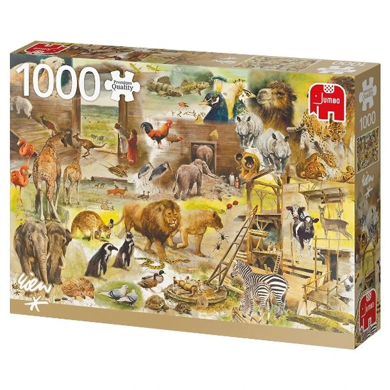 Heye: Building Noah’s Ark 1000 Piece Jigsaw Puzzle