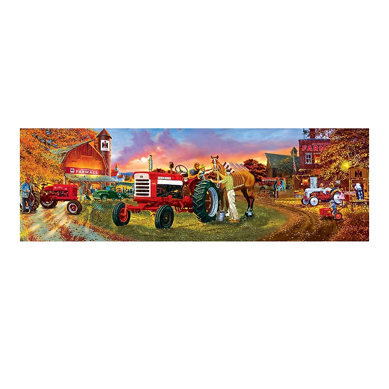 MasterPieces Farmall Horse Power – Farmall Tractors Scene 1000 Piece Panoramic Jigsaw Puzzle