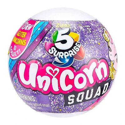 Zuru 5 Surprise – Unicorn Squad Series 2(Colors and Styles may vary and will be picked randomly)
