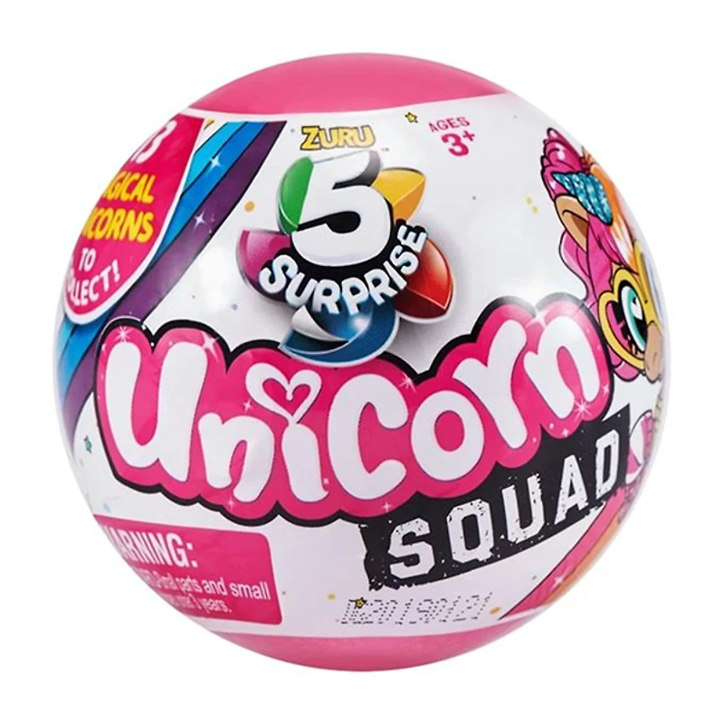 Zuru 5 Surprise – Unicorn Squad Series 2(Colors and Styles may vary and will be picked randomly)