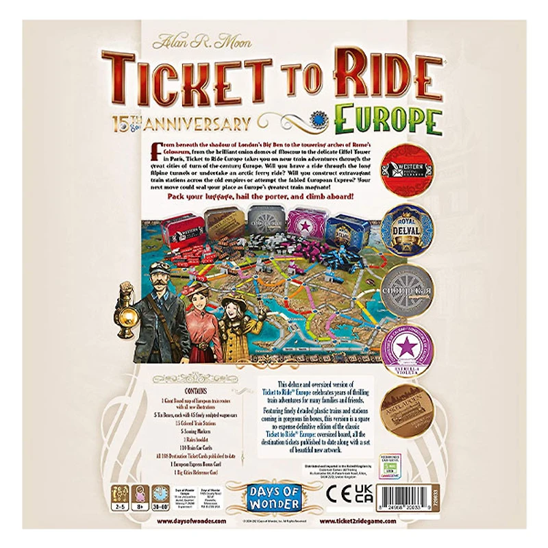 TICKET TO RIDE EUROPE 15th Anniversary