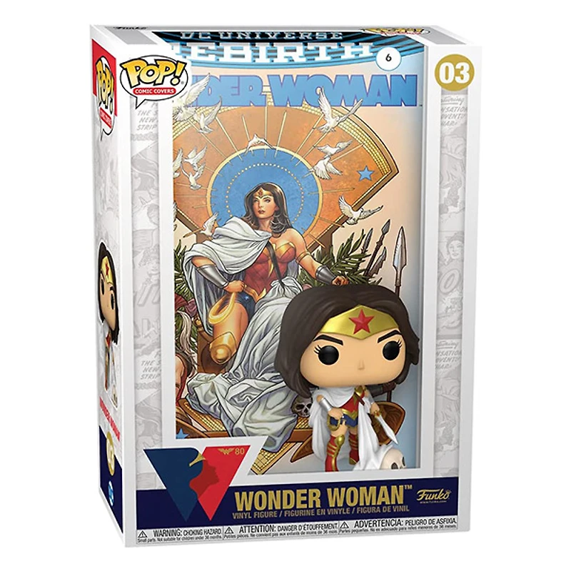Funko Pop! Comic Cover Wonder Woman Rebirth on Throne