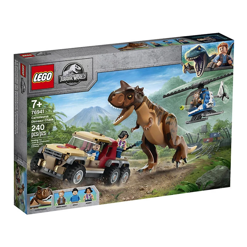 LEGO Jurassic World Carnotaurus Dinosaur Chase 240PCS 7+