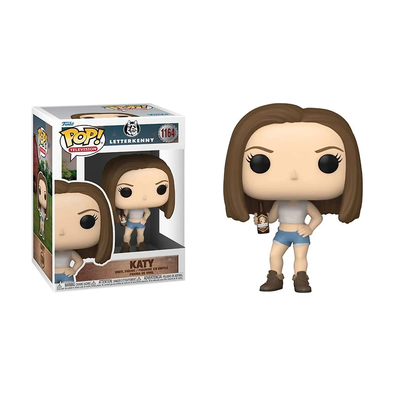 Funko Pop! Television Letterkenny- Katy w/Puppers & Beer