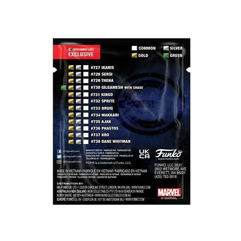 Funko Pop! Eternals Sersi Funko Pop! with Collectible Card