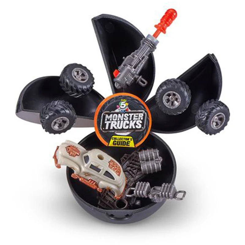 5 Surprise MONSTER TRUCKS Series 1(Colors and Styles may vary and will be picked randomly)