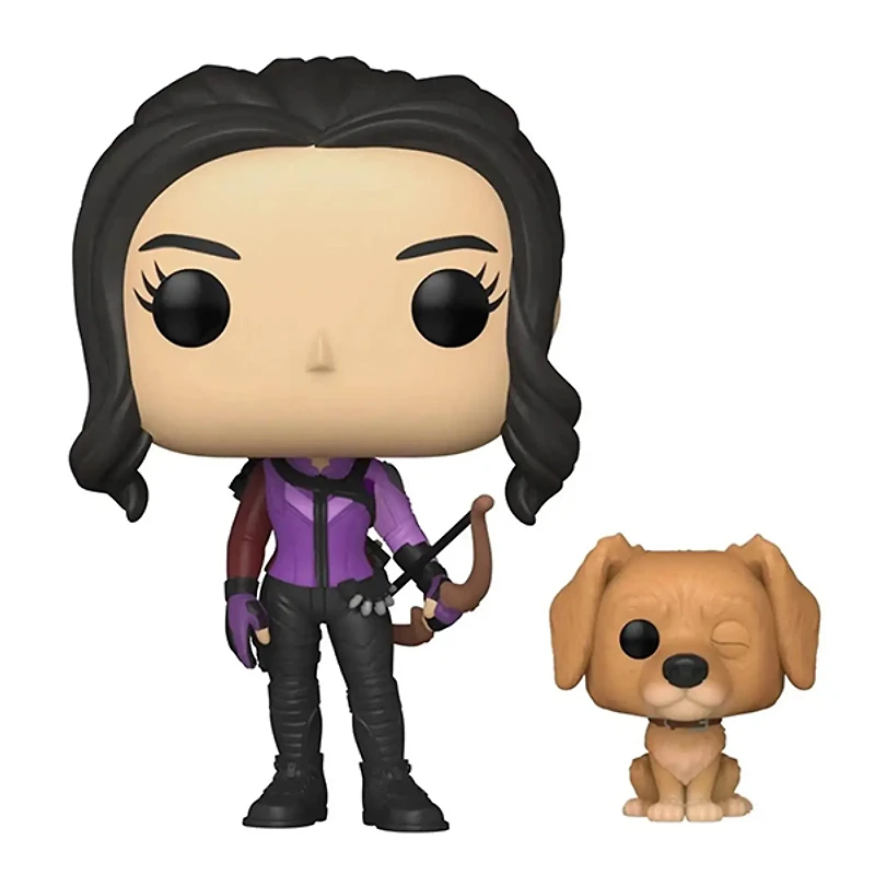 Funko Pop! Hawkeye KATE BISHOP WITH LUCKY THE PIZZA DOG