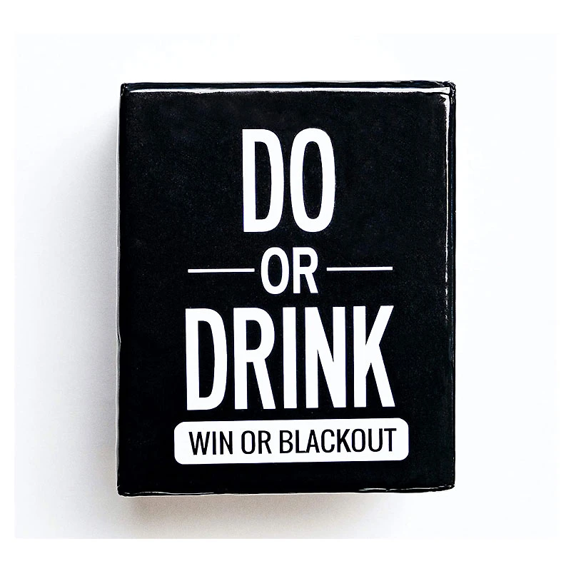 Do or Drink – Party Card Game – for College, Camping, 21st Birthday, Parties – Funny for Men & Women