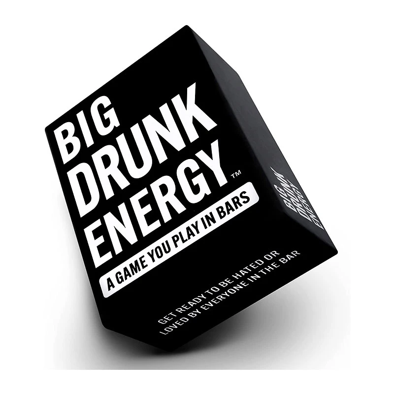 Big Drunk Energy Black from The Makers of Do or Drink Your New Favorite bar Game