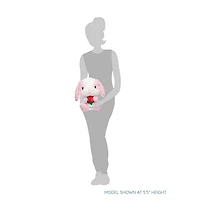 Amuse Bunny Milk-chan Pink Holding a Strawberry Plush