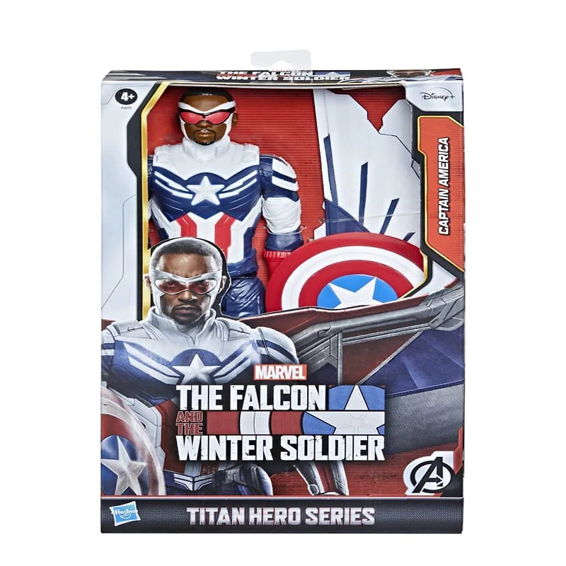 Hasbro Marvel Studios Avengers Titan Hero Series Captain America Action Figure,