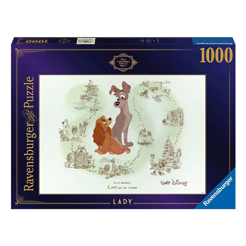 Disney Vault: Lady 1000PCS Puzzle