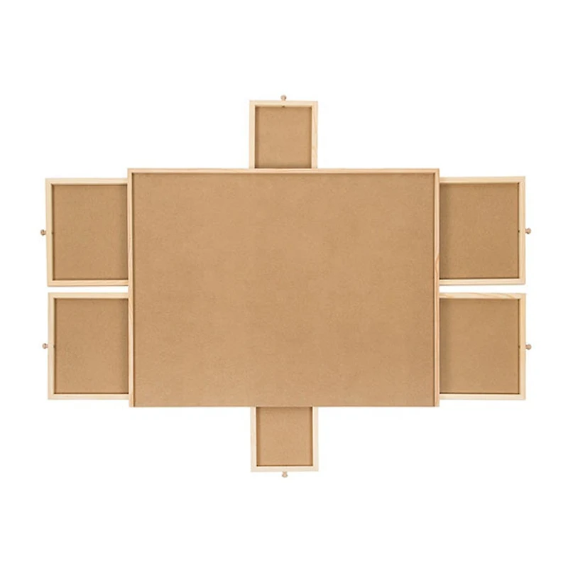 Wooden Puzzle Table 6 Drawer