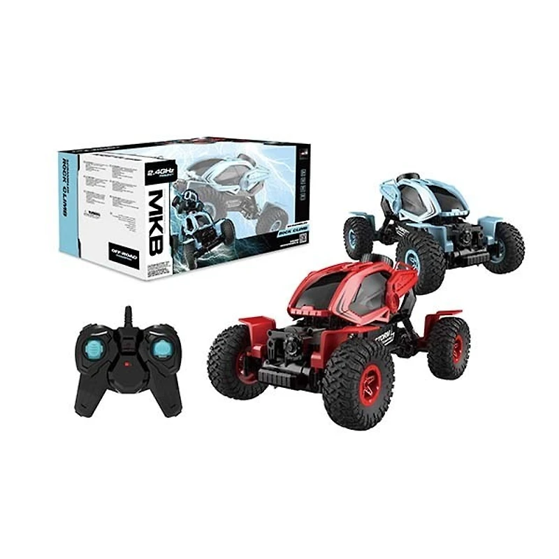 Remote Control – Mkb Rock Climbing Car Red And Blue Assortment 2.4G Asst