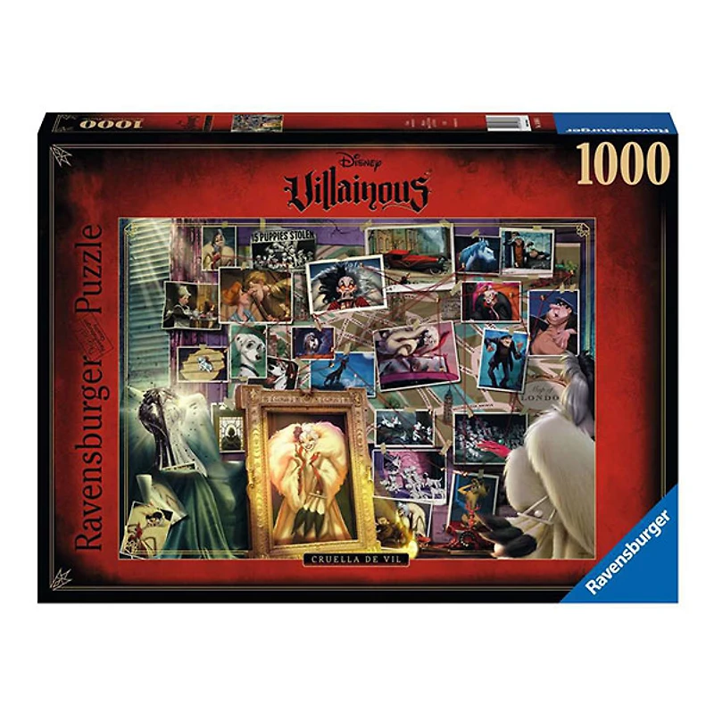 Disney Villainous: Cruella de Vil 1000PCS JIGSAW PUZZLE