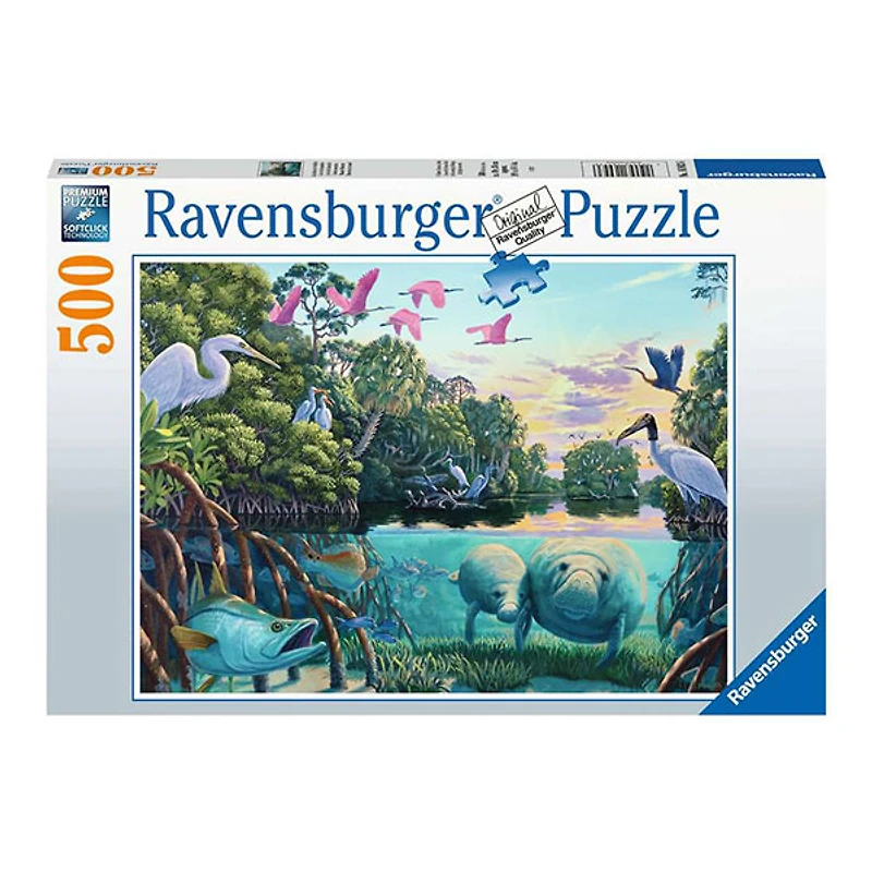 Manatee moments 500pcs jigsaw puzzle