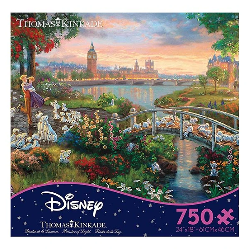 The Disney Collection – 101 Dalmatians Puzzle by Thomas Kinkade Puzzle (750 Piece)