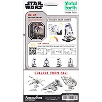 Metal Earth Iconx Star Wars R2-D2 Color 3D Metal Model Kit