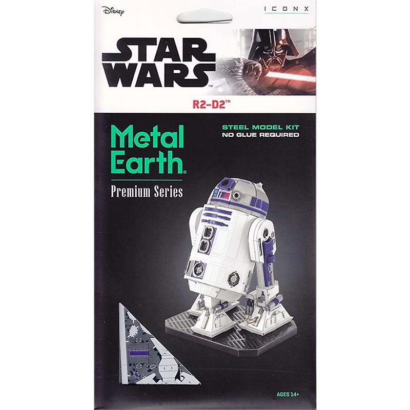 Metal Earth Iconx Star Wars R2-D2 Color 3D Metal Model Kit