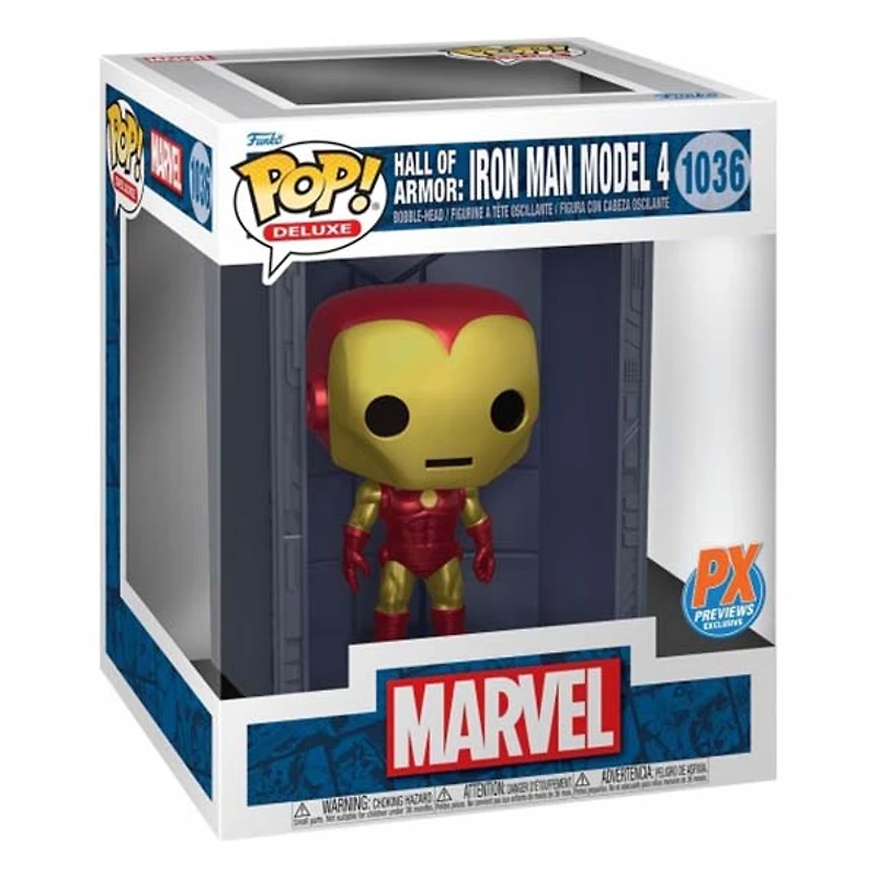 Funko Pop! Marvel Hall of Armor Iron Man Mk 4 PX Exclusive