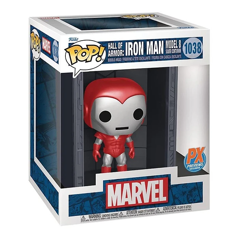 Funko Pop! Marvel Hall of Armor Silver Centurion Deluxe