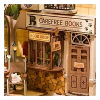 3D Wooden Puzzle Book Nook Sakura Densya And Sunshine Town 2 Sets
