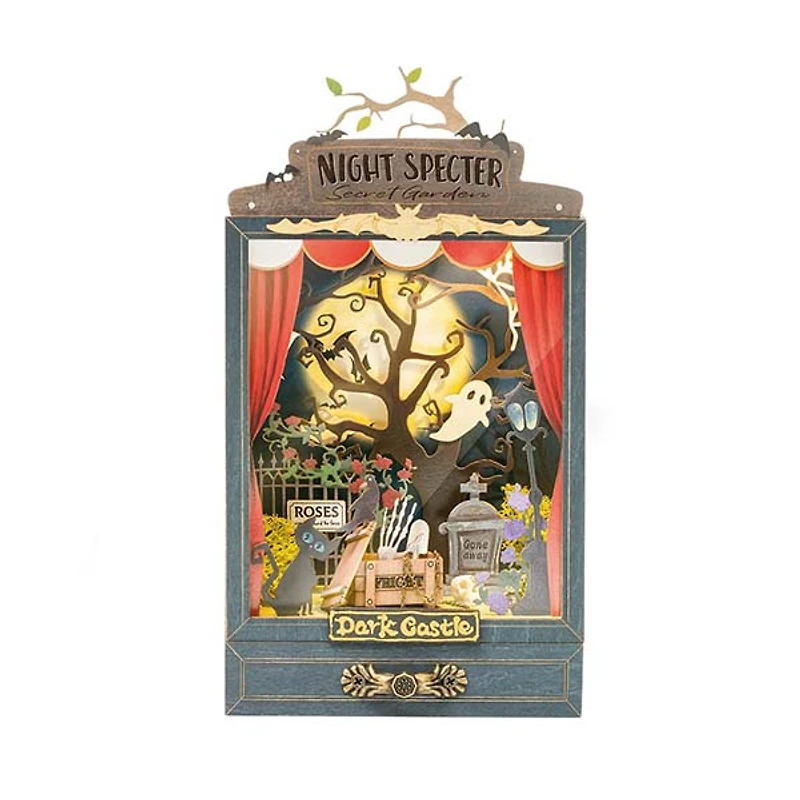 3D Wooden Puzzle Dollhouse Dark Castle 4 Sets
