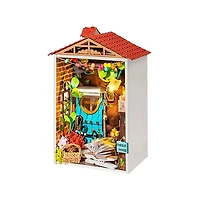 3D Wooden Puzzle House Kit 6 Sets Display