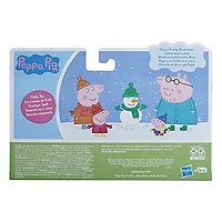 Peppa Pig Peppa’s Club Peppa’s Family Wintertime Figure 4-Pack