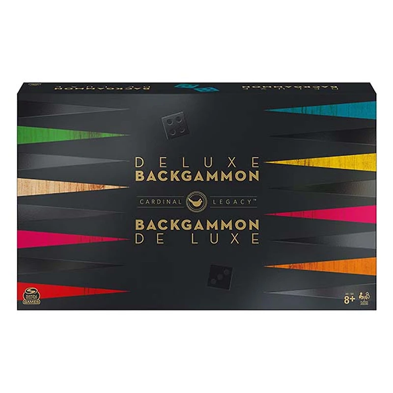 Legacy Deluxe Wooden Backgammon Classic 2-Player