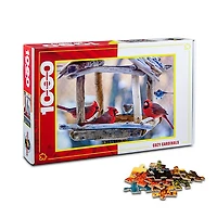 Cozy Cardinals 1000 Pieces Jigsaw Puzzle