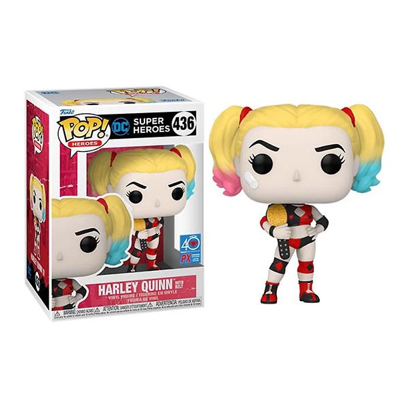 Funko Pop! Heroes Dc Harley Quinn With Belt