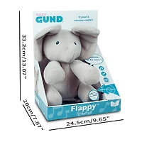 GUND Baby Official Animated Flappy The Elephant Baby Toy 12 Inch Plush French Version
